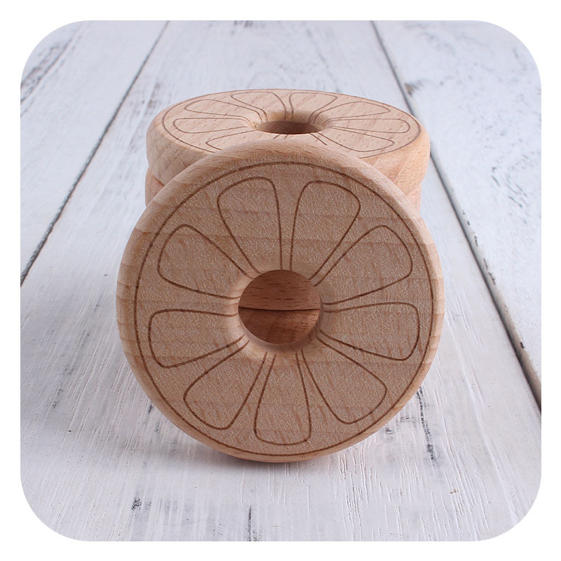 Nuevo bebé flor haya juguete mordedor bebé molar teether pezón cadena pulsera DIY accesorios de la joyería