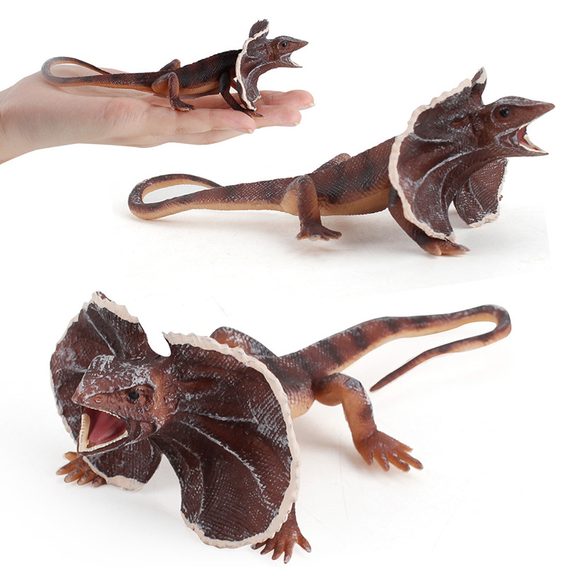 Comercio exterior Venta caliente simulación bosque animal sólido modelo estático paraguas lagarto gigante ciempiés Python niños cognitiva juguete