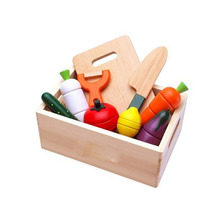磁性水果切切看 RB01  木盒装切切看 儿童木质玩具 过家家玩具0.9