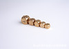 Pure copper metal solid dice Barbon grinding bar supplies KTV Mahjong chess and color dice color granules