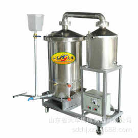 发酵工艺不锈钢制蒸酒酿酒设备 小型家用白酒蒸酒器 纯粮酿酒机