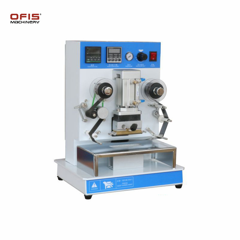 RM3全能打码烫金机 气动烫金机气动打码机钢印压痕自动卷纸烫金机