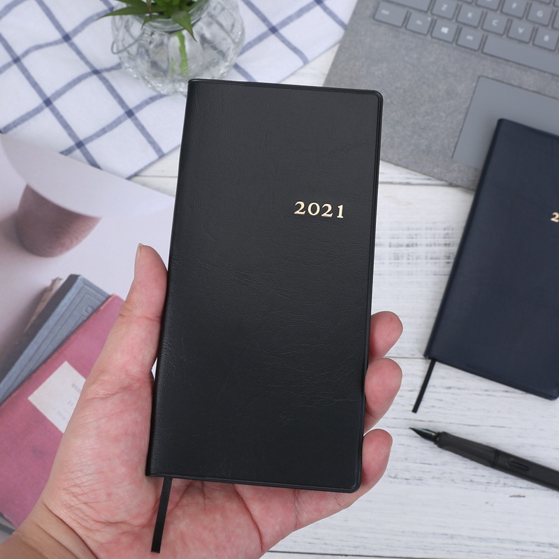 2021年周曆日程本A6壹周兩頁筆記本商務記事本時間管理A6隨身本子