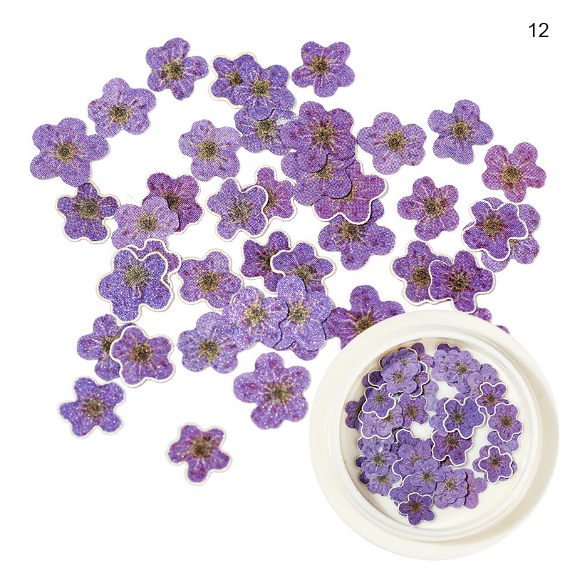 Joyas de manicura de la princesa inswind coloridas flores y hojas pájaros mariposas primavera serie de pulpa de madera parche de manicura