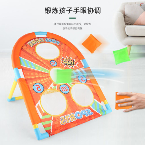Cross-border children's sandbag throwing game toy parent-child interactive sandbag throwing bag throwing board sports equipment teaching aid