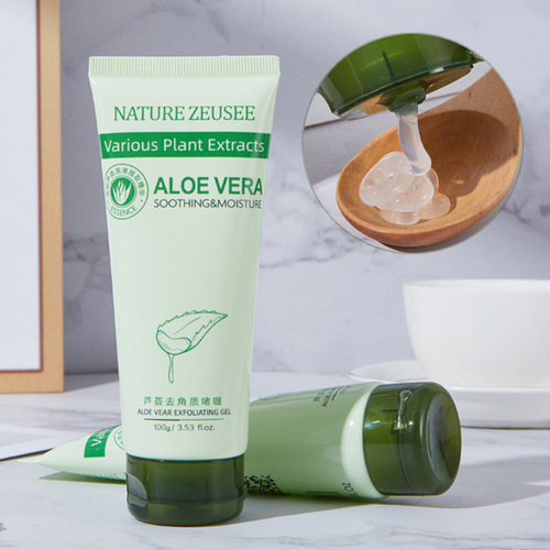 Aloe Vera Exfoliation Mud Scrub Gel Facial Cleansing Pores Female Men Student Manufacturer Wholesale