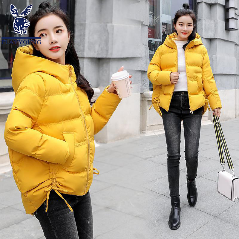 Chaqueta corta de algodón para mujer — estilo oversize, cálida y ligera, nueva tendencia 2020, moda casual