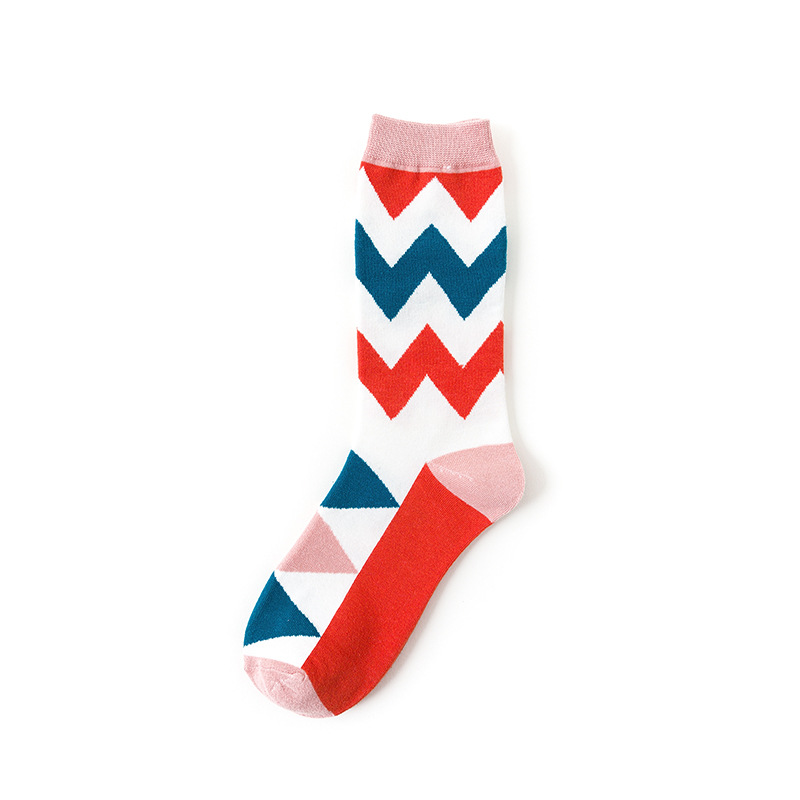 Unisex Crew Socken Mit Individuellem Muster Trendige Socken_voghion.com