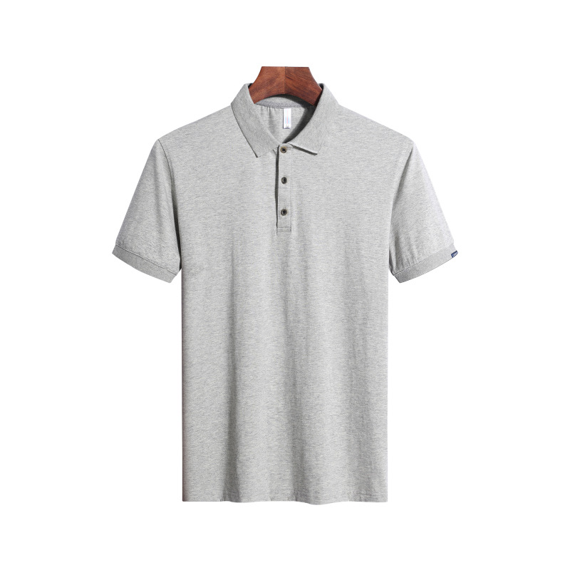 Large Business Casual POLO summer Add fertilizer Large 95% ventilation Lapel Short sleeved