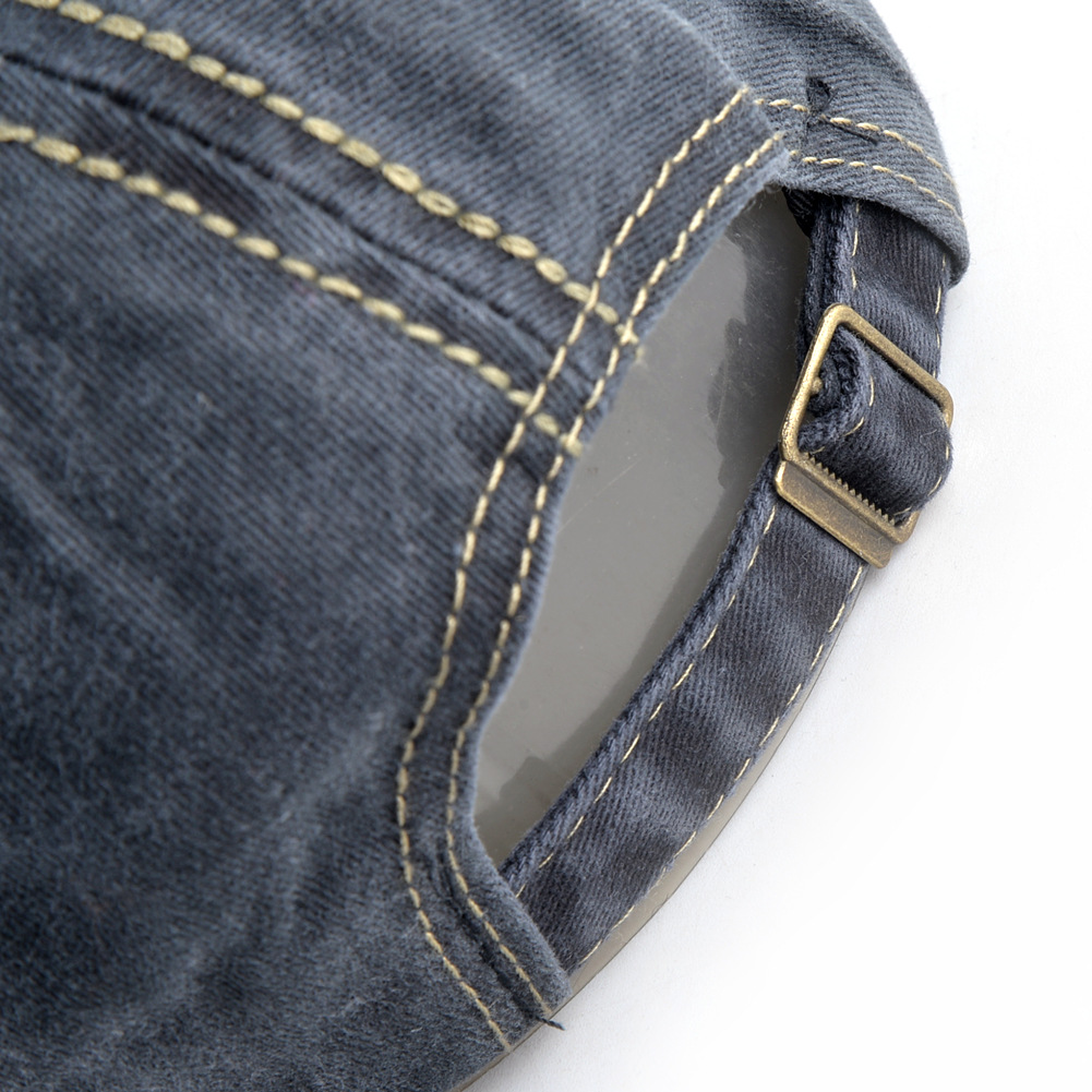 Washed Denim Baseball Cap Men's And Women's Trend Shark Personality Cap Spring And Autumn Shade Hat_voghion.com