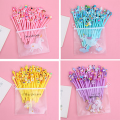 ins girl heart pen set cute stationery office water-based signature pen creative prize gift student pen
