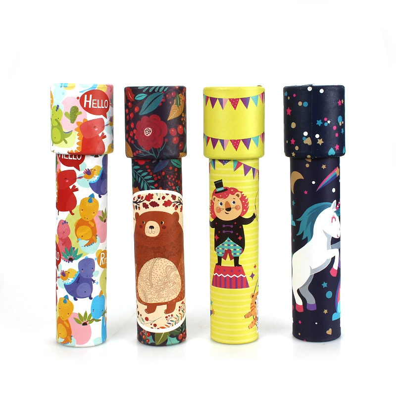 Big cartoon kaleidoscope, rotating magic variable smart toy