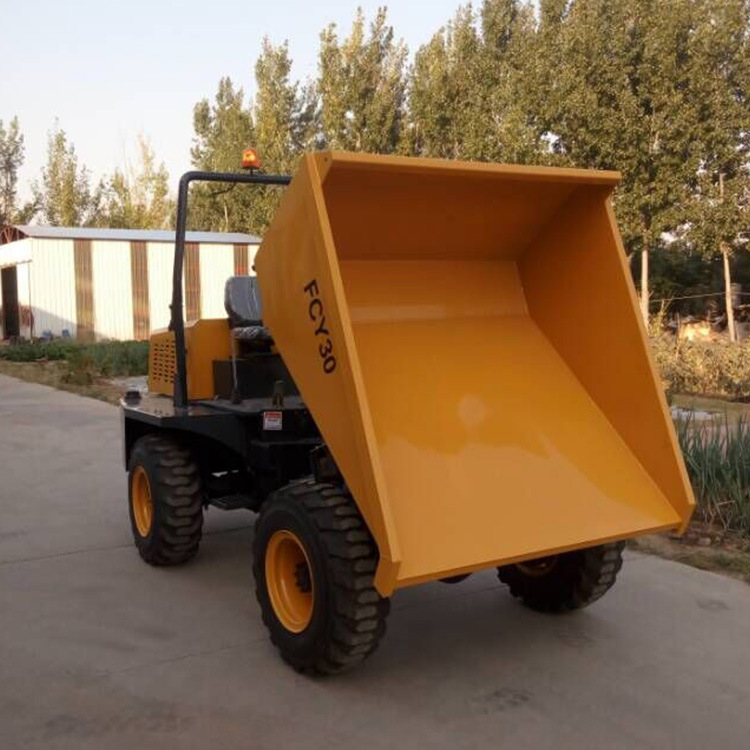2吨翻斗车FCY20S翻斗车厂家铲土运输机械潍坊一山重工机械装卸货