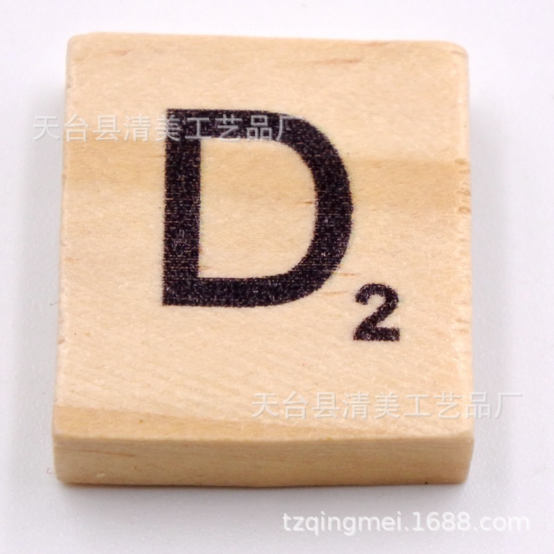 Cubo de pino 26 letras en inglés madera natural letras en inglés unidad 26 letras piezas de madera letras en inglés