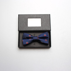 Premium Tie Gift Box for Students, Festival, Wedding Gifts, Black Rectangular Packaging Box