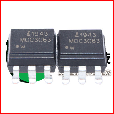 Optocoupler MOC3063S-TA1 6-smd 4170vrms 1.3v 60ma Lite Photoelectricity series agent