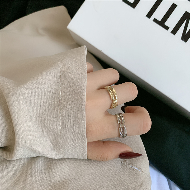 Fashion Shell Shape Simple Personality Ring Index Finger Ring display picture 10