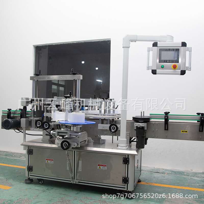 全自动双面贴标机供应医药类食品类日化类双面贴 不干胶贴标机