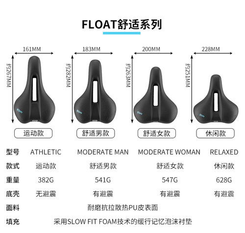 Italian SELLE ROYAL mountain road bicycle seat cushion SR silicone shock-absorbing hollow breathable saddle cushion