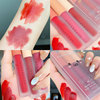 Matte lip gloss, velvet gift box, translucent shading