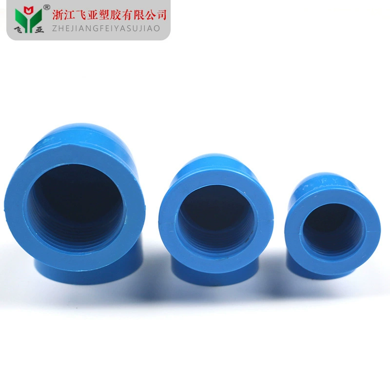 Внутренний винтовой колено из ПВХ 90 градусов внутренний колено для проволоки Внутренний Зуб шаблон трубы водоснабжения 20 25 32 4 6 1 дюйм синий