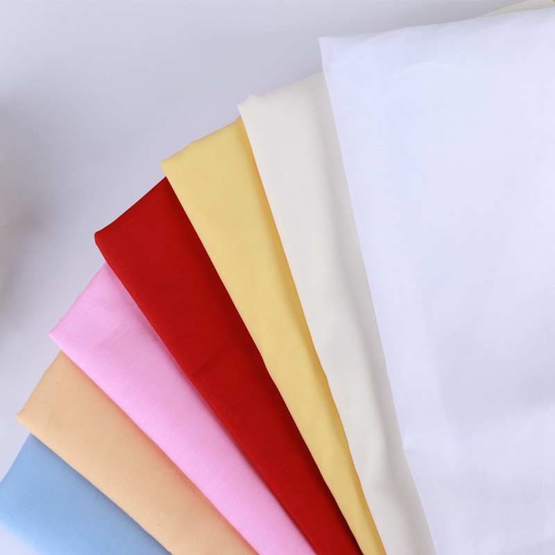 涤棉TC口袋布厂家现货8020素色纯色质优价廉的确良里包边服装辅料