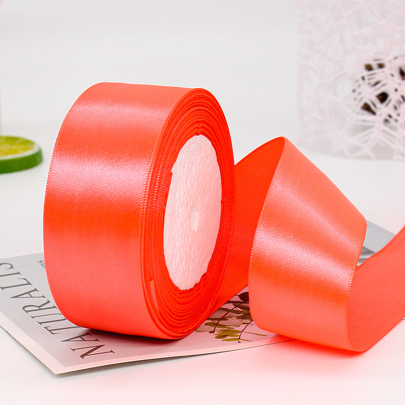 Fábrica al por mayor 4cm cinta de poliéster de un solo lado caja de regalo de flores cinta decorativa cinta de embalaje de regalo cinta