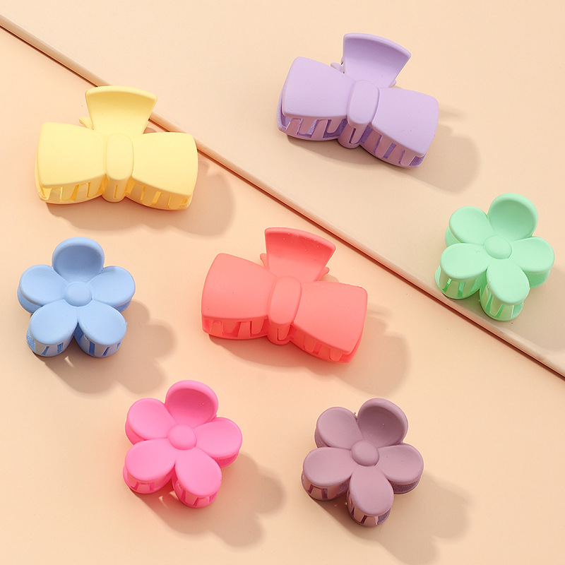 New Large Bath Tray Hair Clip Frosted Practical Hairpin Headdress Suit Wholesale display picture 5