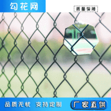 球场围网学校操场体育场篮球场隔离用勾花网包塑镀锌丝铁丝网