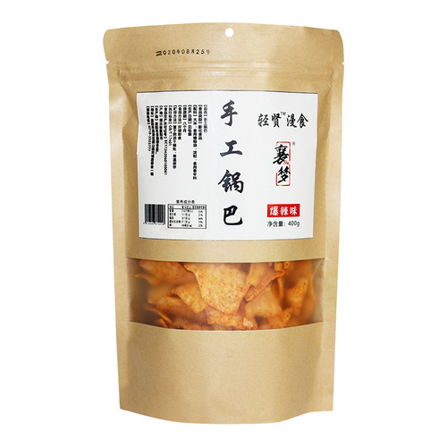 Xiang Meng Old Xiangyang Pot Cake 400g Spicy Five-Spice and Numbing Flavor, Wai Wangfeng Snack, Unbranded, Bulk Rice Snack