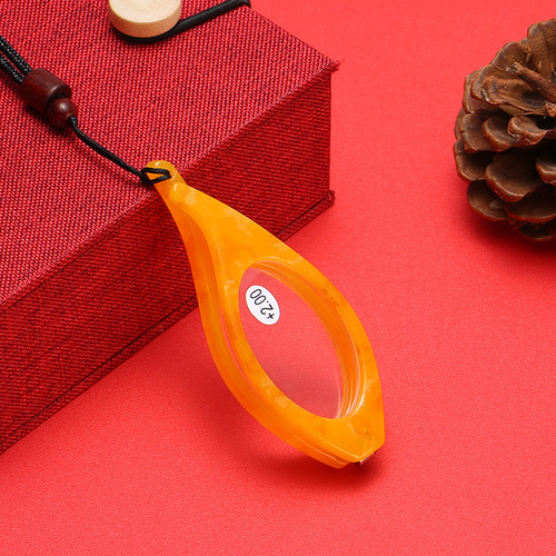 Fashionable necklace-style foldable reading glasses for men and women, high-definition decorative, ultra-light and portable, suitable for the elderly and presbyopia glasses