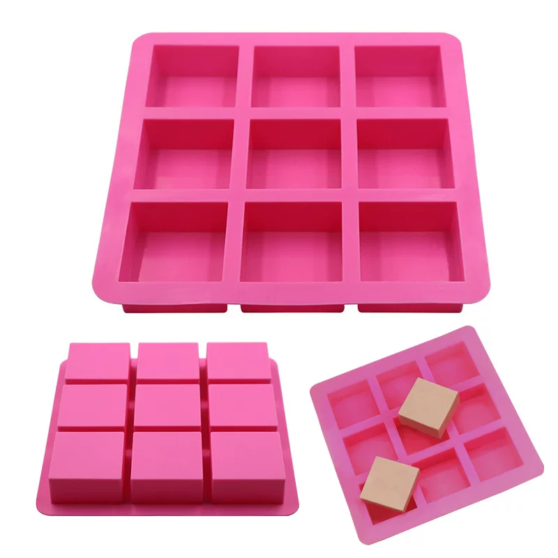 Silicone square soap mold