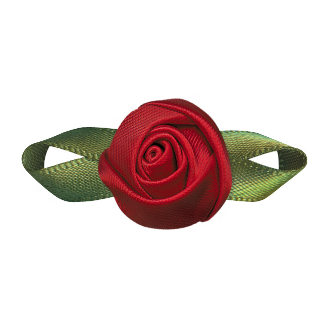 Yao Ming cinta hecha a mano cinta pequeña flor terminada ropa textil accesorios tejidos a mano cinta decorativa Rose