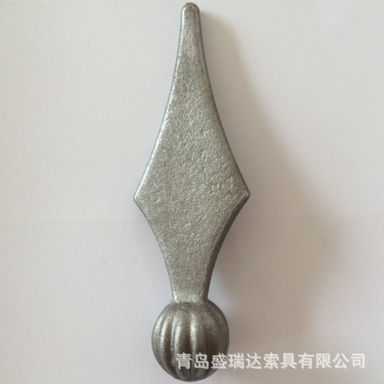 厂家大量生产各种铁艺实心锻造矛尖,枪头易焊接欧式风格简约美观