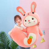 Милый плюшевый кролик, игрушка, подушка, тряпичная кукла, подарок на день рождения