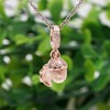 Copper silver golden accessory, fashionable pendant, European style, pink gold