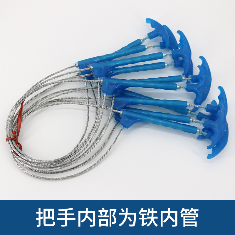 兽用不锈钢内管/铁内管保定器 塑料把手套猪器 猪用保定器 套X20