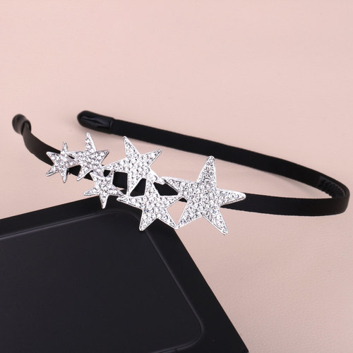 Hair clip hairpin for women girls hair accessories National color water diamond hairband anti slip tooth headdress women pearl head buckle hairpin