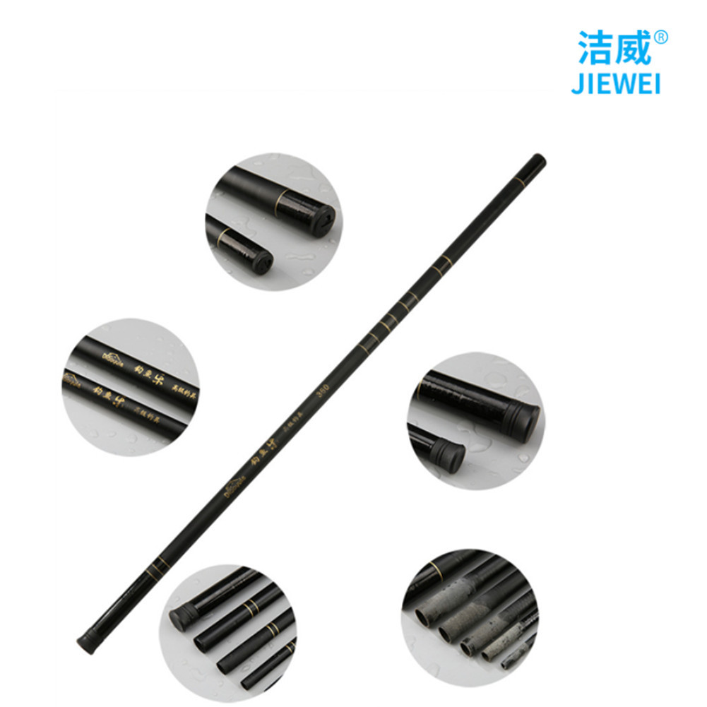 Caña de pescar de fibra de vidrio fábrica al por mayor comercio exterior pasado de moda 2,7 m 7,2 M artes de pesca corriente caña de pescar 3,6