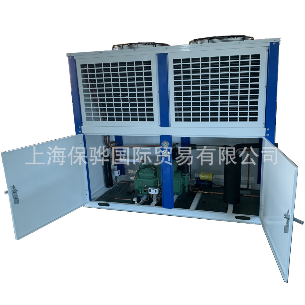15P超低温速冻机整体方案充分发挥冷媒R410A和R134A各自物理特性