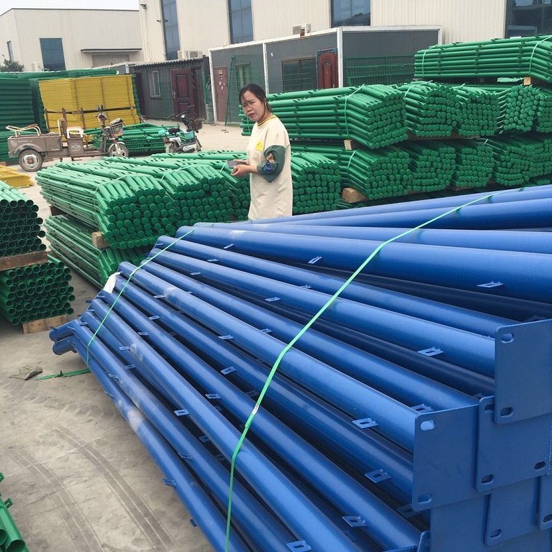 钦恒高速公路双边丝护栏网 绿色铁丝圈地隔离围栏栏杆铁路护栏网