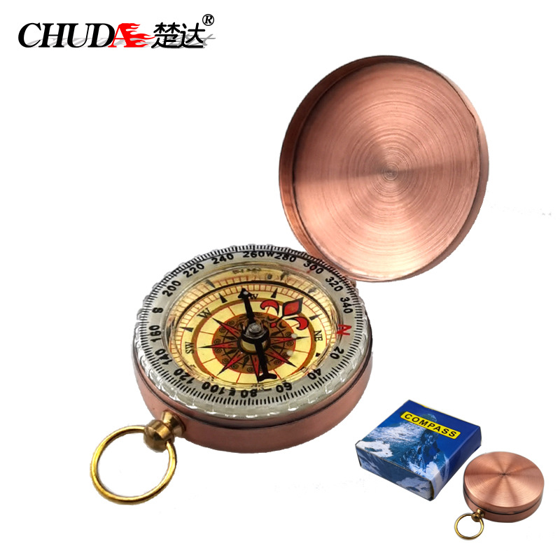 Truda Cinnamon To fake something antique Compass television film shot prop Anniversary gift Compass Pocket watch style