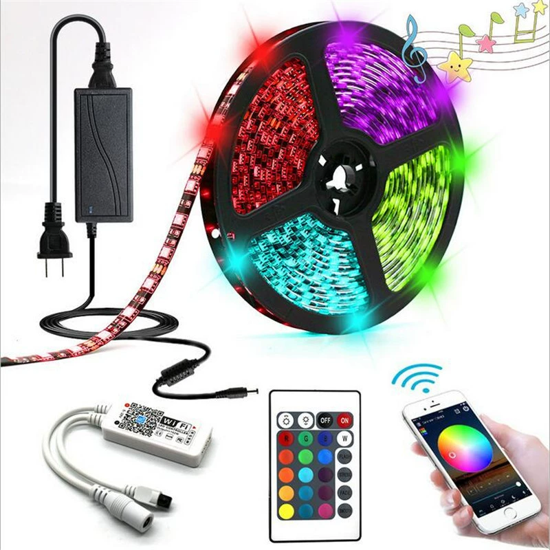 Граффити Смарт WiFi24 набор звуковых ламп с 5050RGB 30 свет 12В голос световая полоса набор