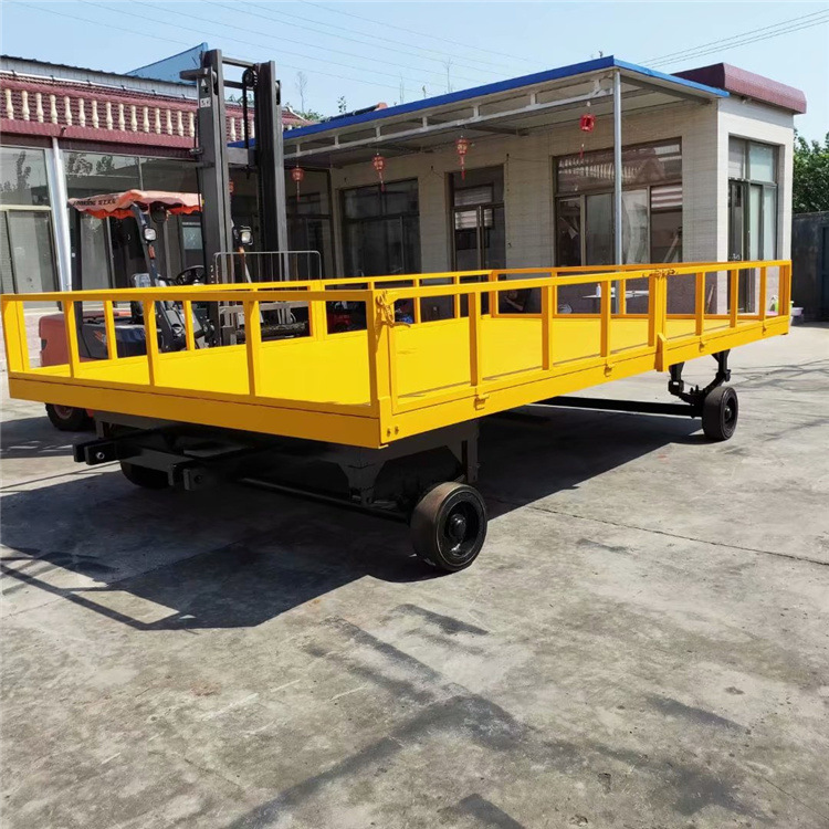 5吨围栏 围栏拖车 6000*3000*500 场地运输平板车 大型平板物流车
