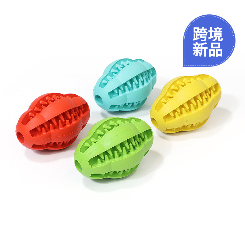 Dog Molar Football Natural Rubber Material Non-toxic Rubber Pet Toys Amazon New