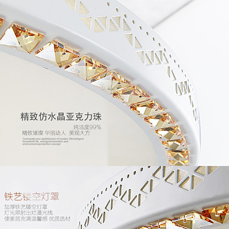 熱銷(xiāo)圓形LED遙控吸頂燈現(xiàn)代簡(jiǎn)約臥室燈鐵藝燈具燈飾中山工廠批發(fā)