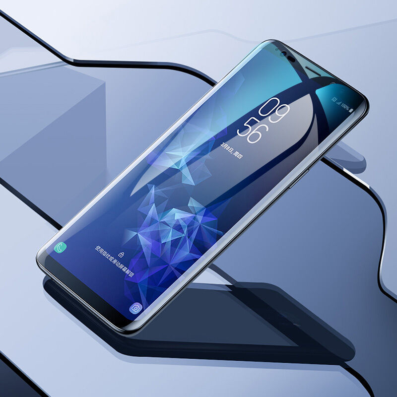 三星S20plus鋼化膜S9曲面熱彎NOTE10手機保護貼膜S10E水凝膜 UV膜
