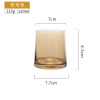 Japanese -style water cup handmade colorful household whiskey glass thick bottom ion plating water juice cup creative glass female