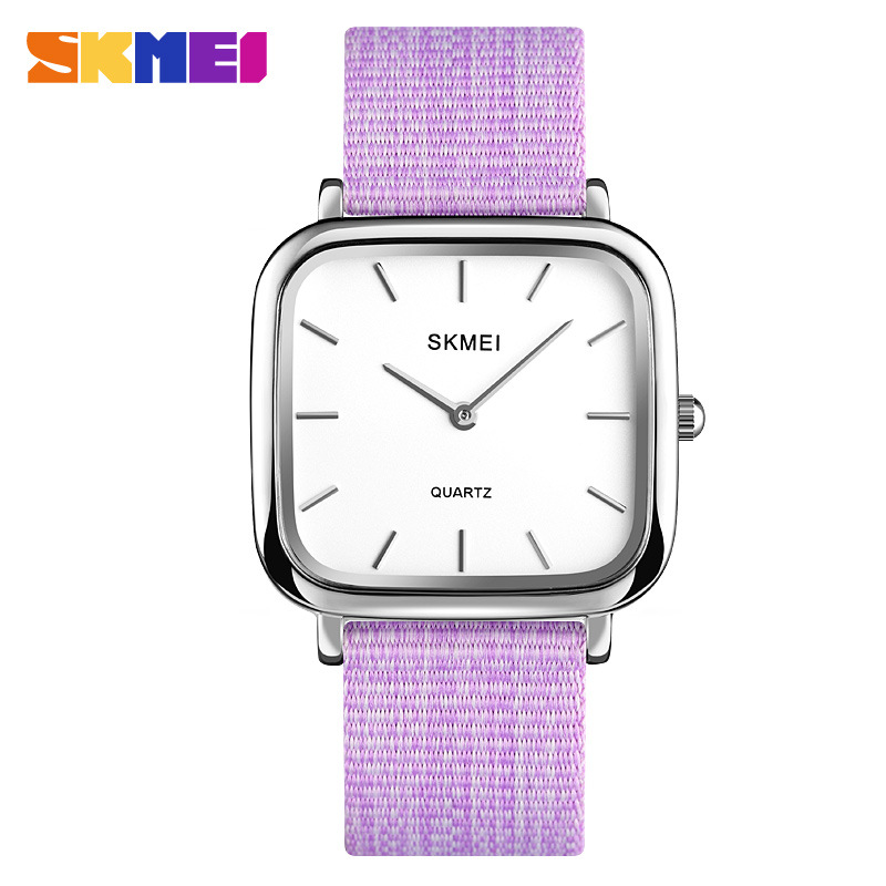 Skmei skmei mujer estudiante estilo coreano simple moda popular reloj mujer color tejido reloj de cuarzo 1555