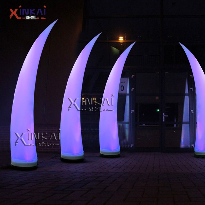 圆盘风机LED灯光象牙气模 酒吧迪厅婚礼通道装饰 充气造型定发光